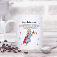 Pincérnő Bögre Spanyol Felirattal - MUGFFINS 350 ml-es Kerámia Ajándék 3