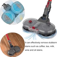 Dyson V8 V10 V11 kompatibilis elektromos felmosófej víztartállyal és 4 mopfejjel 4