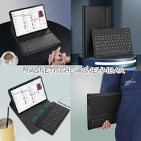 Lenovo Tab P11 (2. gen) 11,5" QWERTZ billentyűzetes tok, 7 színű háttérvilágítással, fekete 5