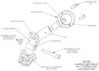 SUPAREE Motorrad LED Scheinwerfer 40W Nebelscheinwerfer Szett (2db) 8