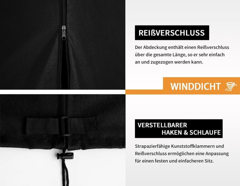 Dokon Függőszék Takaró - Vízálló 600D Oxford Anyag, Szélbiztos, UV-Ellenálló Védőhuzat Függőkosárhoz, Hintaágyhoz - 190x115 cm Méretű Téli V