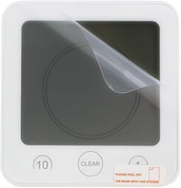 VORRINC Vízálló Digitális Fürdőszobai Óra - LCD Kijelzős Időmérő Hőmérséklet és Páratartalom Kijelzéssel Konyhába, Zuhanyzóba 7