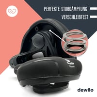 Dewilo Kényelmes Unisex Kerékpárnyereg Esővédővel és Szerszámmal - Trekking, MTB, Országúti 4