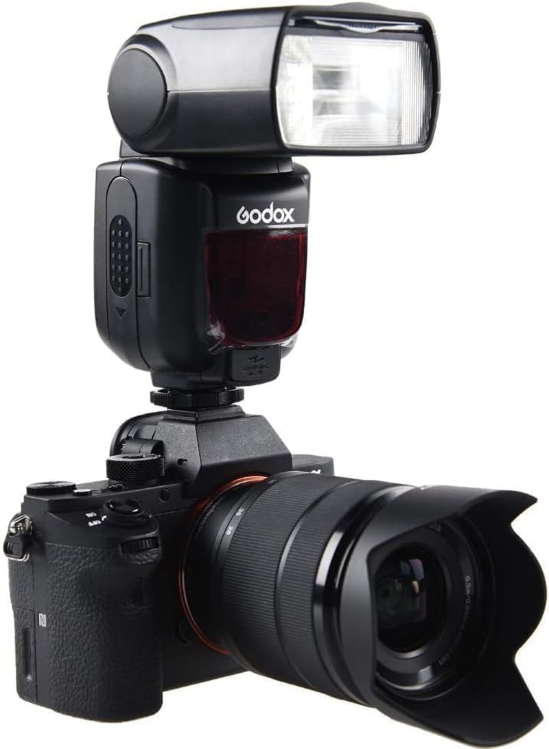 Godox TT600S 2.4G Vezeték Nélküli Vaku Sony Fényképezőgépekhez - GN60 Vakuerő, 1/8000s HSS, Master/Slave Funkció, MI Hot Shoe Csatlakozás