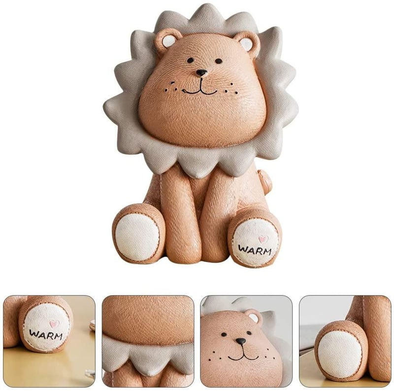 Oroszlán alakú persely gyerekeknek - TOYANDONA 21 cm-es pénzgyűjtő