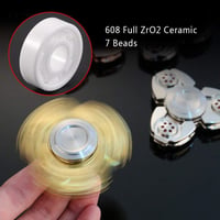 Hilitand 608 ZrO2 Fehér Kerámia Golyóscsapágy 8x22x7mm - Ujjpörgettyű Játék, Mechanikai Eszközökhöz, Elektromos Motorokhoz 4