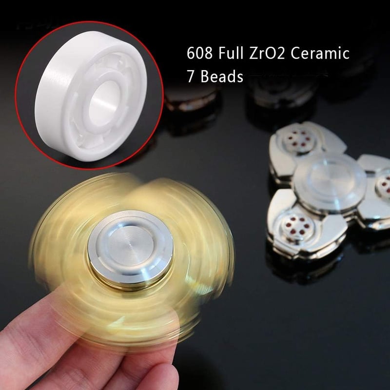 Hilitand 608 ZrO2 Fehér Kerámia Golyóscsapágy 8x22x7mm - Ujjpörgettyű Játék, Mechanikai Eszközökhöz, Elektromos Motorokhoz