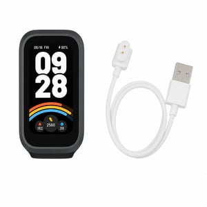 Inteligentný náramok Xiaomi Smart Band 9 Active v čiernej farbe, bez remienka, vystavený kus – bez remienka (stav: pozri 2. obrázok)