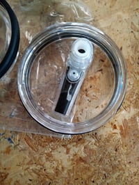 Set 2 capace de schimb HEYIDAMAI pentru pahar Stanley, 40 oz, silicon, rezistente la scurgeri și — ușoară crăpătură pe capac (stare: vezi poza a 2-a) 2