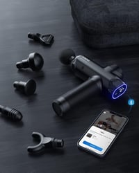 RENPHO Bluetooth Masszázspisztoly Applikációval, 2500mAh Akkumulátorral 6