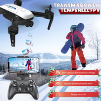 Wipkviey T6 Drón 1080P HD Kamerával - Könnyű, 100g-os WiFi Quadkopter, Fehér Színben, Beépített Akkumulátorral, MP4/MOV Videórögzítés 3