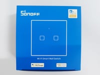 SONOFF T0EU2C 2-csatornás WiFi-s okos fali villanykapcsoló, Alexa és Google Home kompatibilis 10