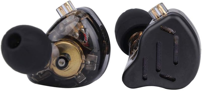 KZ Zax HiFi fülhallgató - 1DD+7BA hibrid, cink ötvözet, leválasztható kábel, fekete