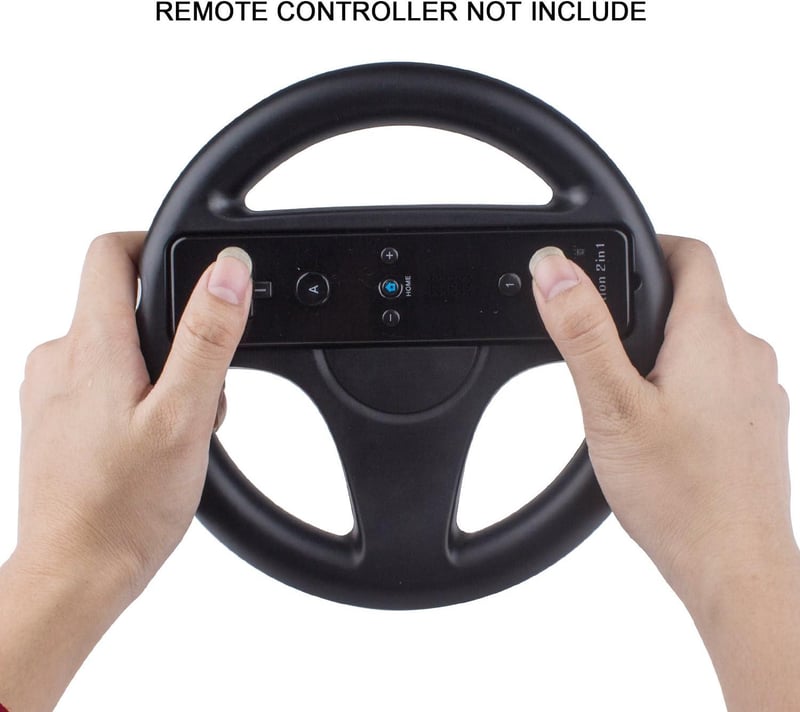 Mario Kart Wii kormánykerék szett 2db, Wii és Wii U kompatibilis - Bontott