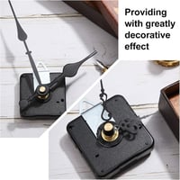 Óraszerkezet Szett - 6 db Kvarc Óramű Különböző Mutatókkal, Falióra Készítéshez, Csendes Működés, 13 mm Tengelyhossz - 13 mm/ 0.5 Inches 6