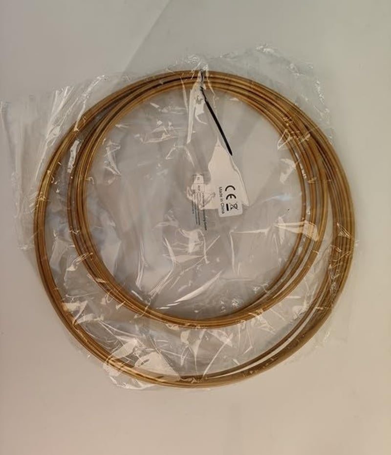 Fém karika szett - 12 db, 25-30 cm, fekete, dekorációhoz, esküvői koszorúhoz, álomfogóhoz