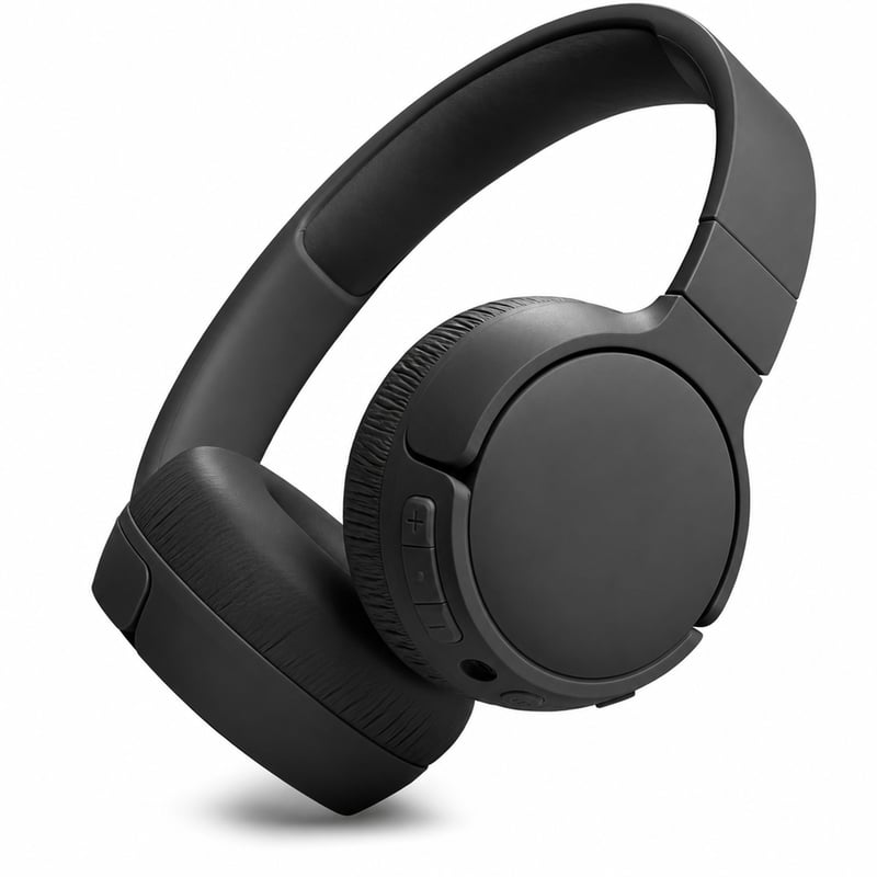 Căști Bluetooth JBL Tune 670NC adaptive — defecte, funcționează parțial: difuzorul drept scoate un zgomot de fond (pârâie), fără cablu de încărcare (stare: vezi imaginea a 2-a)