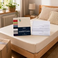 Set za zaštitu madraca: 1x plahta s gumicom 90x200 + 2x vodootporna navlaka za madrac 1