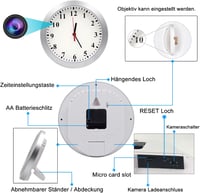 KAMREA HD1080P Mini Rejtett Kamera Mozgásérzékelővel Otthoni és Irodai Megfigyelésre 7