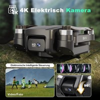 Tolatoyus IDEA16 C0 Drón 4K Kamerával, 40 km/h Sebesség, 5GHz WiFi FPV, 30 Perces Repülési Idő, Okostelefonos Vezérlés, Kezdőknek és Haladók 3