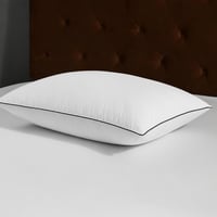 DWR 3 Kamrás Libatoll Párna 50x75 cm, 1 db, Fehér, 100% Organikus Pamut Huzat, Légáteresztő Luxus Alvópárna Lúdtoll Töltettel 2
