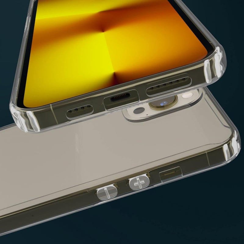 Apple iPhone 13 Pro Védőtok - Átlátszó Szélű, Ütésálló