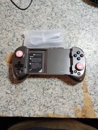 ShanWan Bluetooth mobilkontroller Androidhoz és iOS-hez, állítható joystick, barna, PS Remote Play Xbox Cloud Steam Link GeForce NOW 2