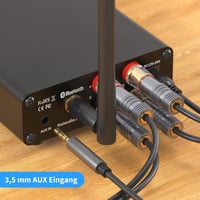 Fosi Audio BT10A Bluetooth 5.0 Sztereó Erősítő 50W - Fekete 5