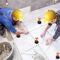 Profi csempézőkészlet: 100 kiegyenlítő + 500 távtartó, 1,5mm - Újracsomagolt 3