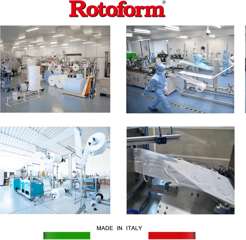 Rotoform FFP2 Maszk 5 Réteg Szűrés 50 db Színes CE2233