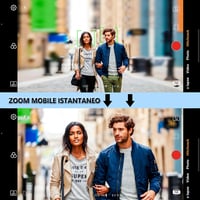 STRBDYI 3 tengelyes telefonstabilizátor iPhone Android AI követéssel összecsukható 5
