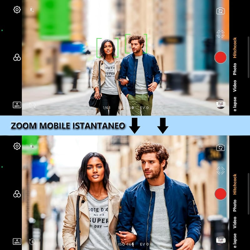 STRBDYI 3 tengelyes telefonstabilizátor iPhone Android AI követéssel összecsukható