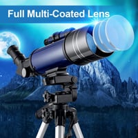 BEBANG Csillagászati Távcső 400/70mm FMC Optikával, Állvánnyal és Mobiladapterrel - Kezdőknek és Haladóknak, Hordozható Teleszkóp Szett 2