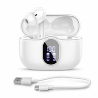 Căști wireless Btootos Bluetooth 5.3 – Defecte — defecte, funcționează parțial: casca dreaptă nu se aude (stare: vezi a 2-a poză) 1