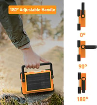 DANCINGBOAR 30W LED Munkalámpa - Hordozható Akkumulátoros Reflektor 4 Üzemmóddal, 5400 mAh Powerbank, USB Tölthető, Kempinghez, Műhelyhez, G 6