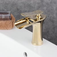 Beelee BL9009G Arany Vízesés Mosdócsap - Egykaros, Fürdőszobai 7