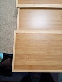 Alpina rastezljivi bambusov umetak za pribor za jelo, organizator ladica 6-8 odjeljaka, 46x34-56,5x6 cm — napuknuće na dnu proizvoda (stanje: vidi 2. sliku) 4