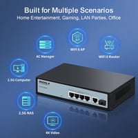 SODOLA 8 portos 2,5G Multi-Gigabit hálózati switch otthoni és kisvállalati használatra 4