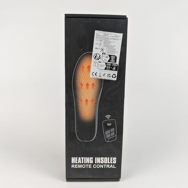 Flintronic Fűthető Talpbetét Távirányítóval - 41-46 Méret, USB Kábellel, 10 Órás Üzemidő, Mosható, Szabható - Vadászathoz, Túrázáshoz, Síelé
