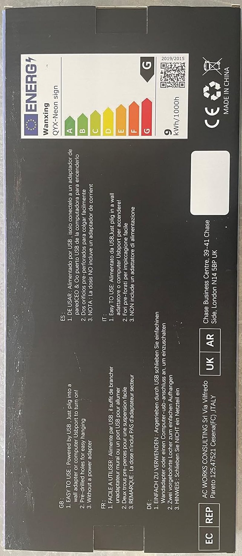Koktél Neon Felirat - USB-s Fali Dekoráció Bároknak, Bulikhoz