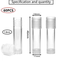 HUAZIZ 60db Laborminőségű Kriogén Fagyasztócső 1,8ml - Újracsomagolt 5