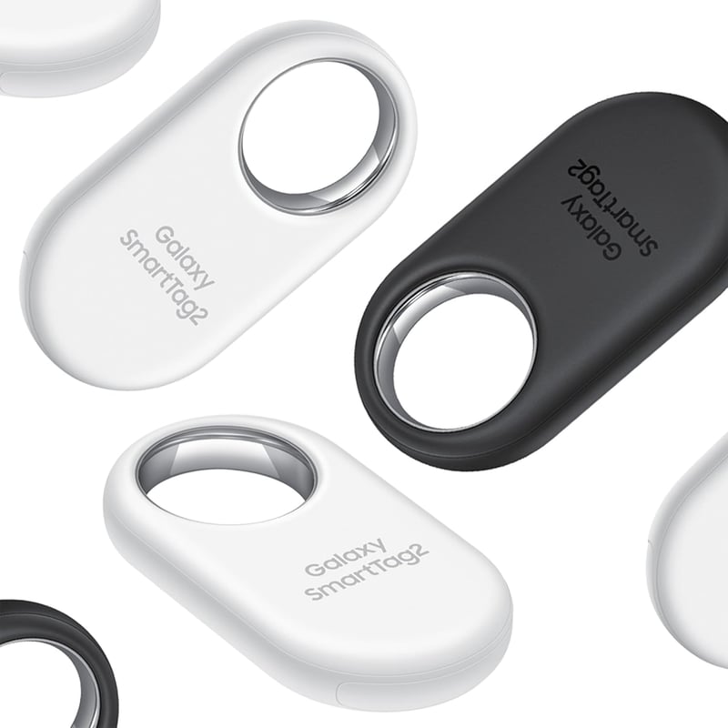 Samsung Galaxy SmartTag2 Fehér Bluetooth Nyomkövető, 500 Napos Üzemidő, Vízálló