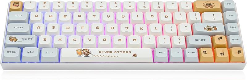 SOLIDEE PBT Vidra Mintás Gamer Billentyűzet Sapkák 60% Mechanikus Billentyűzethez