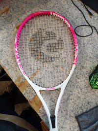 Rachetă de tenis pentru adulți Senston de 27 inchi, cu racordaj roz, husă, bandă de priză și antivibrator, pentru bărbați și femei 2