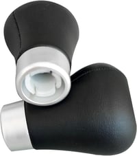 NIYATA BMW Váltógomb 5 Sebességes Sportos Kéziváltó Kar E36 E39 E60 E83 E87 E90 E92 Sorozathoz - Fekete, Ergonomikus, ABS Műanyag és PU Bőr 3