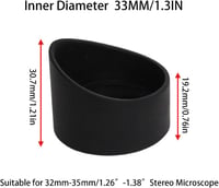 Gumi szemkagyló ferngláshoz és mikroszkóphoz - 36 mm, ferde, 2 db 2