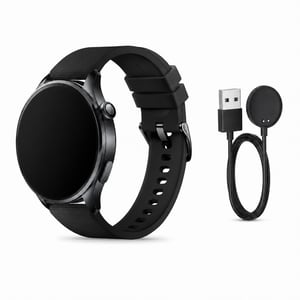 Ceas inteligent Xiaomi Watch 5 47 mm, negru, Google Wear OS, sticlă safir 1,54" — defect, pentru piese: nu se încarcă (stare: vezi a 2-a poză)