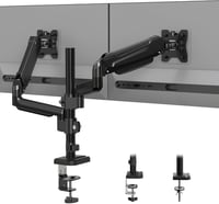 BONTEC Dupla Monitortartó Kar 13-32" LED/LCD Képernyőkhöz, Gázrugós, Kábelrendezővel 1
