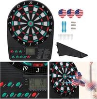 Profi elektronikus darts tábla LCD kijelzővel, 3 nyíllal és automata pontszámolással 5