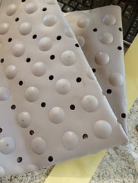 Protišmyková rohová sprchová predložka Dricar 70x70 cm, polkruhová, kúpeľňová podložka s prísavkami a otvormi na odtok, možno prať v práčke 4